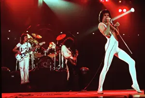 Freddie Mercury Prints: Queen At The Forum