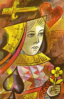 Pop A Prints: Queen Holding Flower