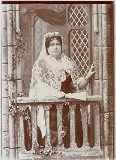 Queen Isabella II of Spain Posing on Balcony