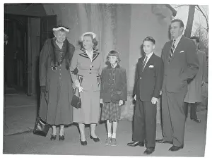 Queen Juliana and Eleanor Roosevelt with Her Family