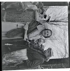 Queen Juliana Visiting Eleanor Roosevelt