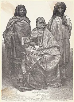 Madagascar Prints: Queen of Maheli and Attendants