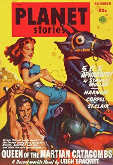 Science Fiction Prints: Queen of the Martian Catacombs
