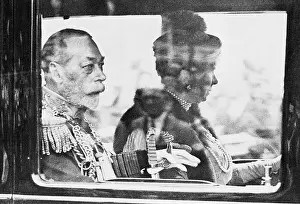 Queen Mary and King George V in Carriage