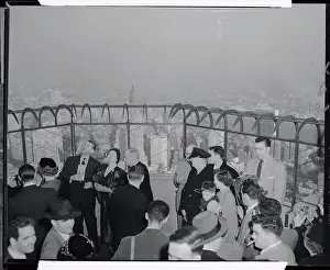 Patterson Prints: Queen Mother and Group at Empire State Building Observatory