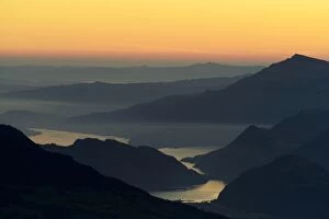 Images Dated 23rd February 2012: Queen of the Mountains, Rigi Mountain with Lake Lucerne in the foreground