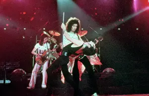 Freddie Mercury Prints: Queen Performing in LA