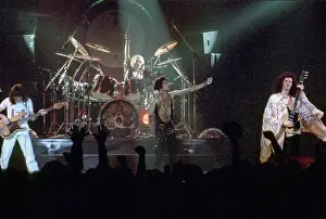 Freddie Mercury Prints: Queen Performing in LA