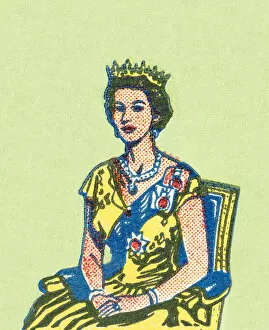 Queen Sitting in Chair