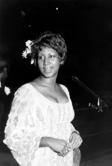 Aretha Franklin Prints: Queen Of Soul Attends Event