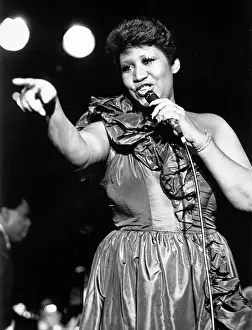 Aretha Franklin Prints: Queen Of Soul Performing