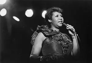 Aretha Franklin Prints: Queen Of Soul Performing