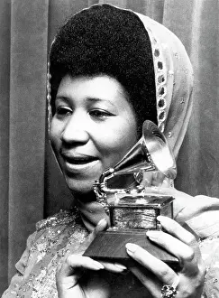 Aretha Franklin Prints: Queen Of Soul Wins 5Th Grammy In A Row