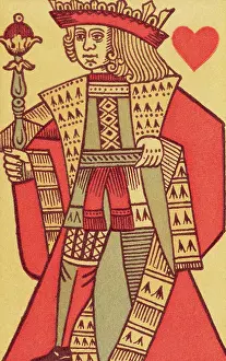 Queen of Spades from 18th-Century French Playing Cards