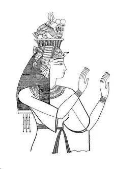 Dynasty Prints: Queen Tala, Wife of Pharaoh Amenophis III 18th Dynasty