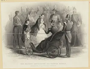 Queen Victoria Presenting Crimean Medal