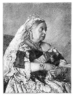 Queen Victoria (r. 1819-1901) Gallery: Queen Victoria of the United Kingdom portrait 1897