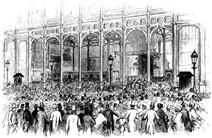 Prints of Digital Vision Vectors, 117952245 The Illustrated London News (ILN) Prints: Queuing on Shilling Day, The Great Exhibition (Illustrated London News)