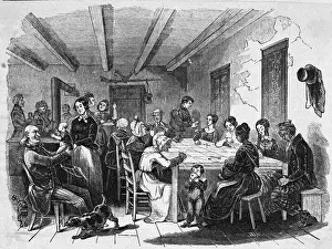 Quilt Prints: A Quilting Pary In The 19Th Century
