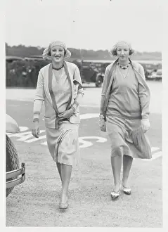 Newport Prints: Quimby Sisters Strolling Across Lot