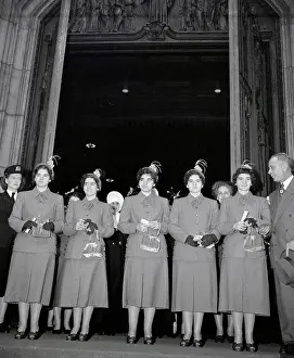 Quintuplets Attend Mass
