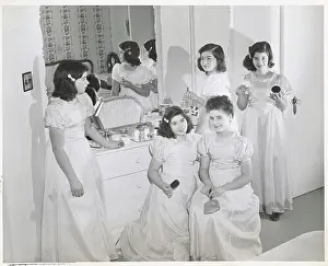 The Quintuplets Playing Dress Up
