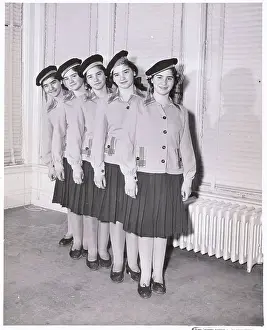 The Quintuplets Posing in Sailor Outfits
