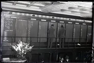 Quotation Prints: Quotation Board; Nat'L Raw Silk Exchange