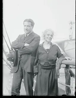 Stephen Samuel Wise Prints: Rabbi and Wife Traveling on Ship