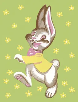 Striding Prints: Rabbit Hopping