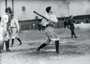 Macon Prints: Rabbit Maranville in Batting Action