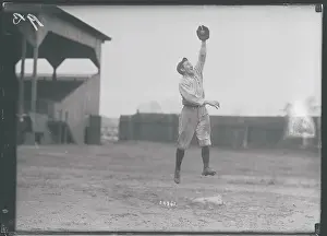 Macon Prints: Rabbit Maranville Going up for Catch