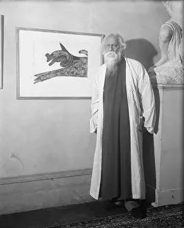 Boredom Prints: Rabindranath Tagore Posing