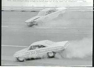Race Cars During Collision