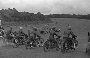 Motorcycle Prints: Race Start