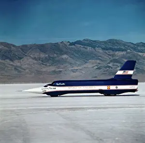 Aerodynamics Prints: Racecar Breaks Ground Speed Record