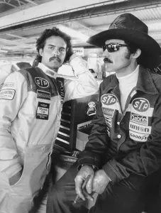 Nascar Prints: Racecar Drivers Kyle Petty and Father Richard Petty