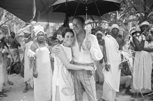 Rachel Roberts Hugging Rex Harrison