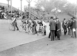 Racing Prints: Racing At The Velodrome