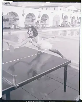 Racquel Torres Playing Ping Pong
