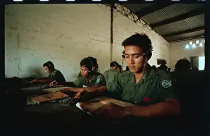 Vung Tau Prints: Radio Class with Soldiers