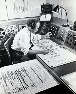 Radio Free Europe Engineer In Studio