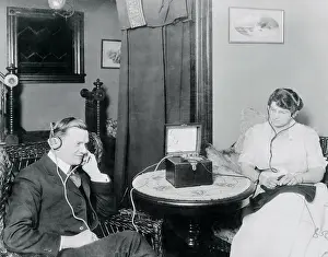 Radio Headset Prints: Radio Listeners