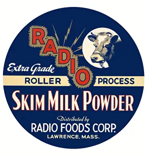 Powder Prints: Radio Skim Milk Powder
