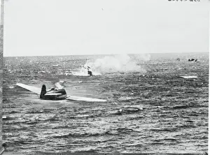 Aegean Sea Prints: R.A.F. Sinks Axis Supply Ship in the Aegean