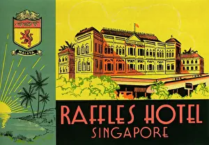 Singapore Prints: Raffles Hotel