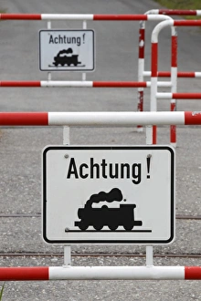 Section Gallery: Railroad crossing
