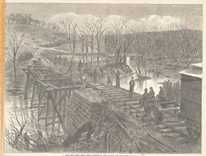 Virginia Prints: Railroad Crossing Bull Run