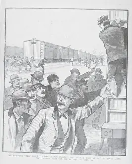 Indifference Prints: Railroad Strikers Displaying Negative Actions