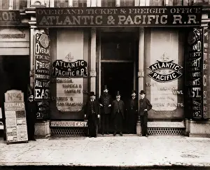 Ticket Counter Prints: Railroad Ticket Office